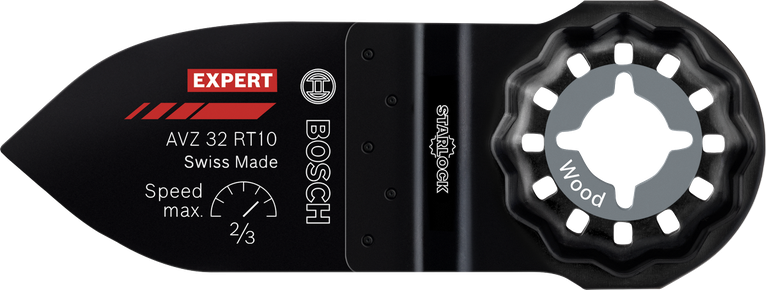 „Bosch EXPERT AVZ 32 RT10“ karbido šlifavimo pirštas medienai.